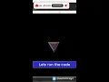 Triangle Upside Down - Python Random Color