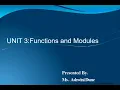 PPS - Unit 3