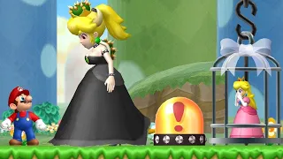 New Super Mario Bros. Wii - Bowsette Fight in the first Level
