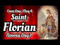 ST. FLORIAN Powerful Novena Day 1 / Patron Saint of Firefighters