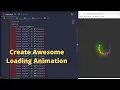 How to create Circle Rotating Loading effect