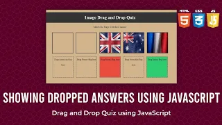 JavaScript HTML for Beginners Drag and Drop Quiz Part 2 Step-by-Step Guide Fun Learn