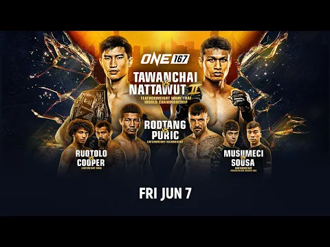 Download MP3 🔴 [Live In HD] ONE 167: Tawanchai vs. Nattawut II