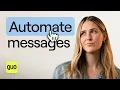 How to set up auto-reply text messages