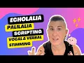Autistic Speech Patterns - Autism and Echolalia Palilalia Scripting Vocal and Verbal Stimming