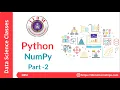 IIBM Institute Python Numpy - Part 2