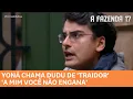 Download Lagu A FAZENDA 17: Yoná chama Dudu de 'traidor' e decreta 'A mim você não engana'