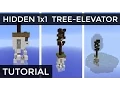 Minecraft Hidden 1x1 Tree-elevator Tutorial