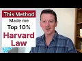 How I Graduated Top 10 at Harvard Law School