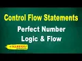 Perfect Number Logic Flow Control Flow Structures Tutorial Naresh IT