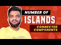 G-8 Number of Islands Number of Connected Components in Matrix C Java