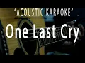 Download Lagu One last cry - Brian McKnight (Acoustic karaoke)