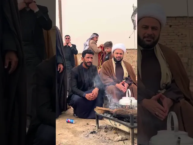 موقد نار شاي عراقي..  الخطيب الشهير الشيخ زمان الحسناوي: أجمل أوقاتي وأنا بين أبناء بلدي