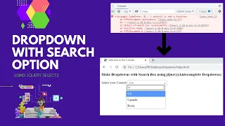 Search Option in Drop down using jQuery select2