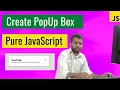 JavaScript Modal Popup on Button Click day