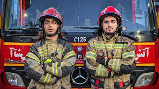 یک روز کامل آتش نشان شدیم تجربه ای به شدت سخت و باورنکردنی از تمرین تا عملیات 