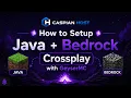 Minecraft Java Bedrock Crossplay setup with GeyserMC Minecraft Server Tutorial CASPIAN HOST