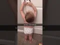 Baby breaks open safety lock