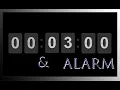 3 Minute Countdown Timer and 15-Second Alarm
