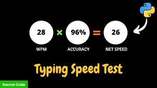 Test Your Typing Speed with Python Tkinter Project Python Project PySeek