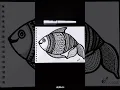 Fish Drawing Zentangle Art Patterns