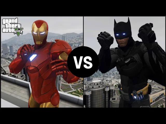 GTA 5 - Batman VS Ironman