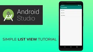 Android Studio List View Tutorial