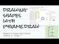 Drawing shapes with pygame draw Objects Games with Python Chapter 8 7