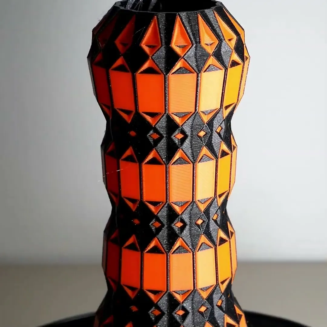 Dual Colour Aztec Vase MMU 3mf