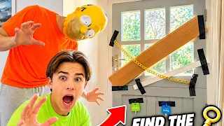 We Woke Up Locked Inside Our House… We Had to Find the Keys to Escape! 🔑😱