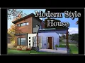 Modern Style 2 Bedroom House Speed Build Sims 4