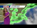 Cooler weather pattern returns after warm weekend