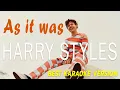 Download Lagu HARRY STYLES - AS IT WAS (KARAOKE WITH ORIGINAL BACKING VOCALS)