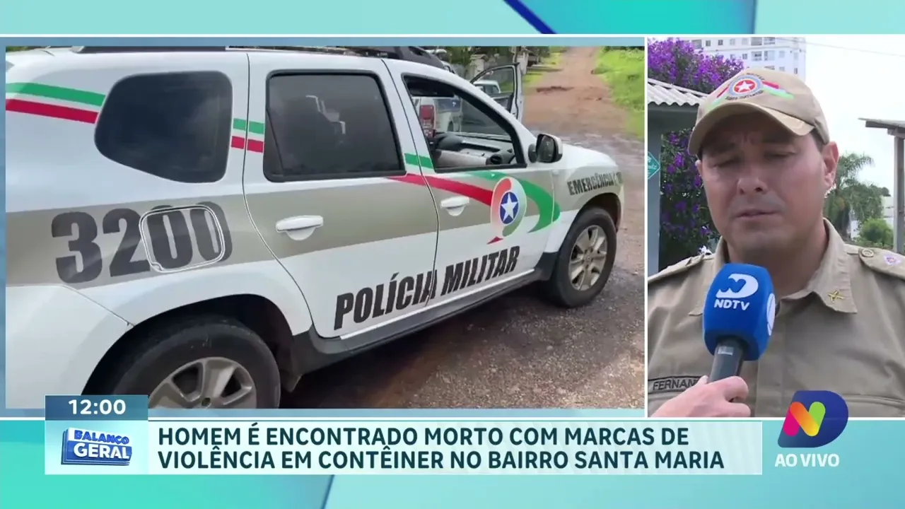 Chapecó: Homem Assassinado e Corpo Abandonado em Lixeira