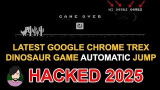 Latest Google Chrome Game Trex Dinosaur Automatic Jumps 2025 Tricks - Set a World Record