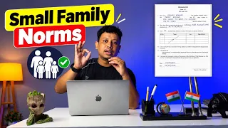 How to Fill Up Small Family Norms Form-A || What Is Self declaration form?