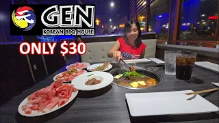 AYCE Korean BBQ at Gen s BBQ House Only 30