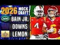 2 Round 2026 NFL Mock Draft Unexpected First Round Picks