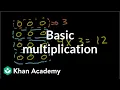 Basic multiplication Multiplication and division Arithmetic Khan Academy