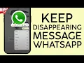 Download Lagu How to Keep Messages from Disappearing on Whatsapp | NEW WHATSAPP FEATURE (2023)