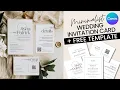 Free Wedding Invitation Template How to create Wedding Invitation Card RSVP QR Code Template