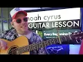 How To Play Every Beginning Ends - Noah Cyrus and Benjamin Gibbard Guitar Tutorial (Beginner Lesson)