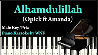 Download Opick ft Amanda Alhamdulillah Piano Karaoke MP3