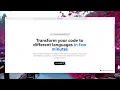 Code Scribe - Instantly Convert Code Between Programming Languages with AI