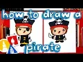 How To Draw A Cartoon Pirate