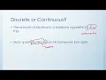 Elementary Statistics Chapter 1 Discrete vs Continuous Data