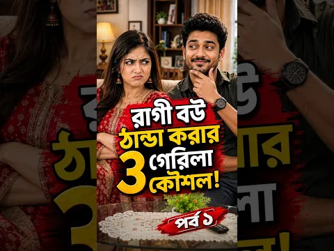 রাগী বউকে ঠান্ডা করার ডিজিটাল তাবিজ 😂