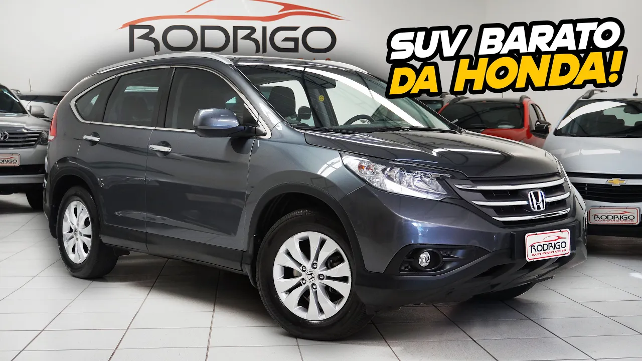HONDA CR-V EXL 2013 Um EXCELENTE SUV BARATO! Único Dono e com BAIXA KM!
