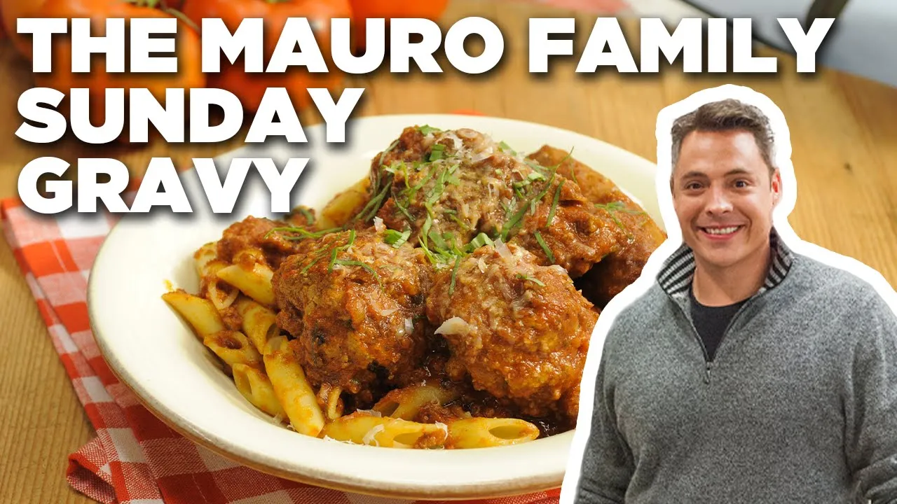 The Mauro Family Sunday Gravy   Food Network
