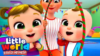 Main Hula Hoop Menyenangkan! | Little World Bahasa Indonesia | Kartun dan Lagu Anak